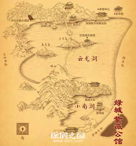 绿城•紫薇公馆区位图